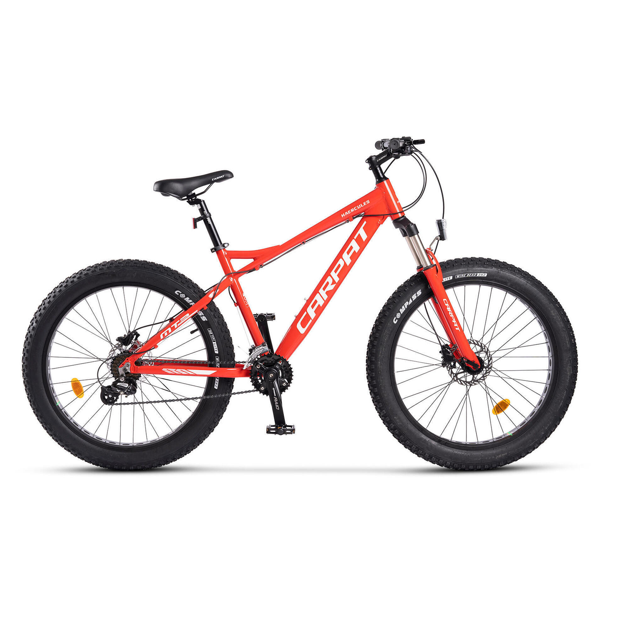 BICICLETA HIDRAULICA FAT-BIKE CARPAT C26278H 26" ROSU ALB pareri